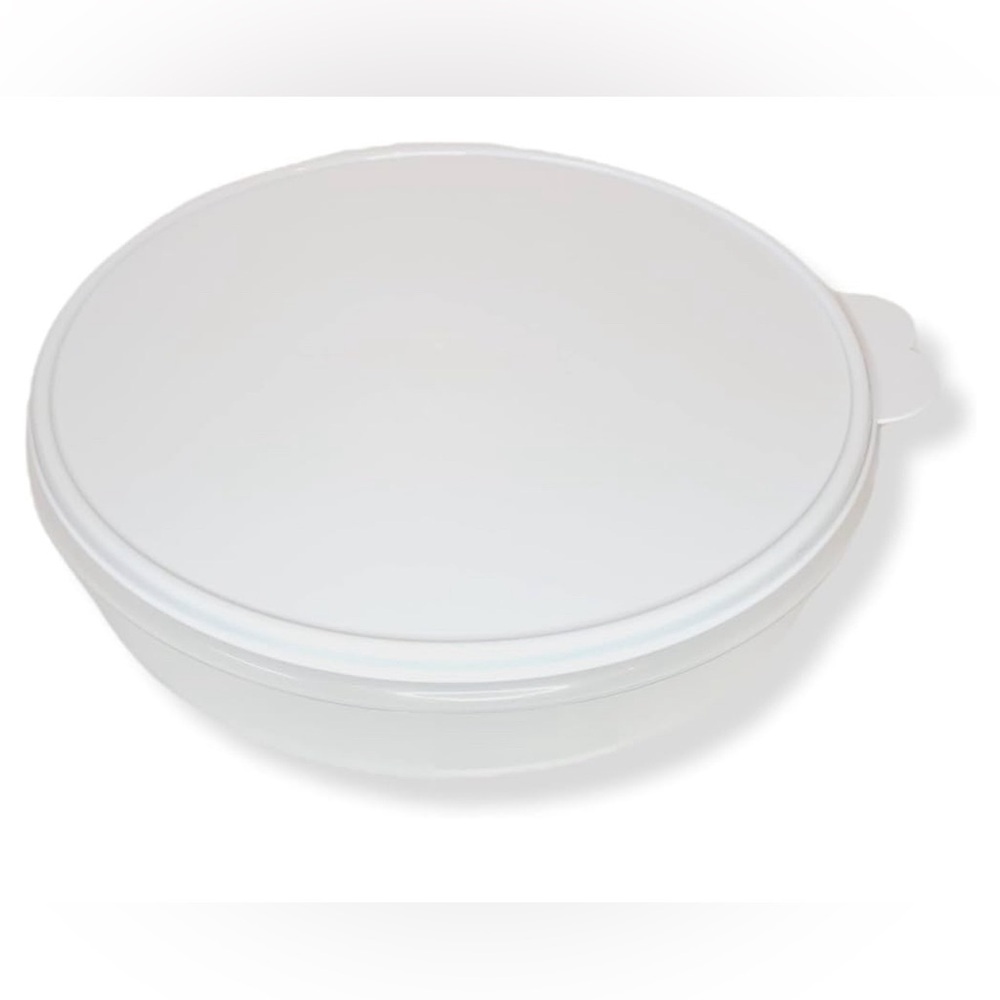 Tupperware Pie/Cupcake & More Container, White, New Condition.